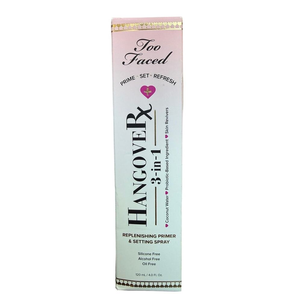 Too Faced Hangover 3-in-1 Primer & Setting Spray 120ml - New